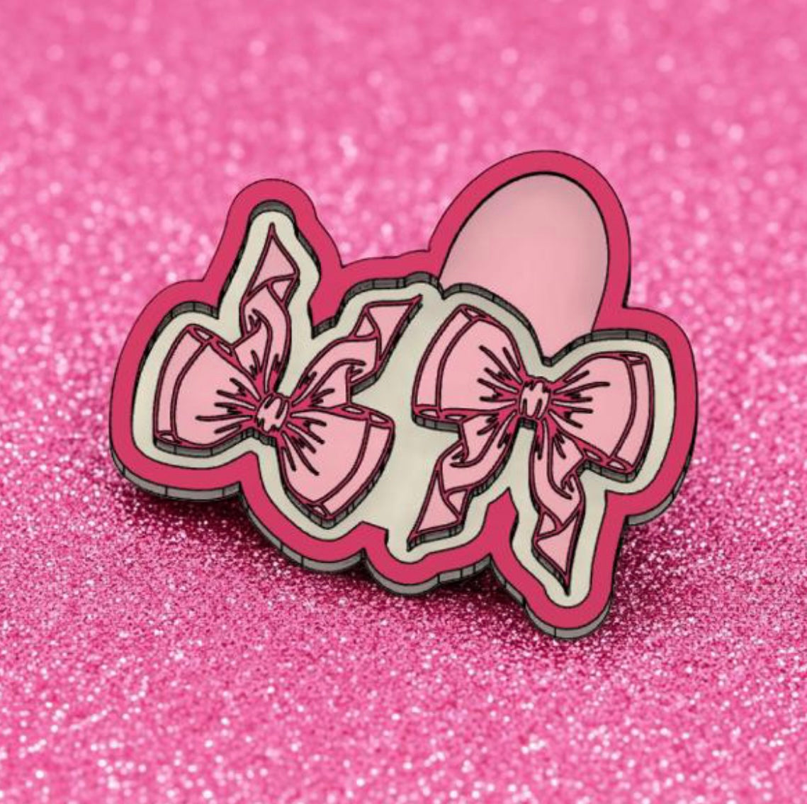 Bow car freshie vent clips molds