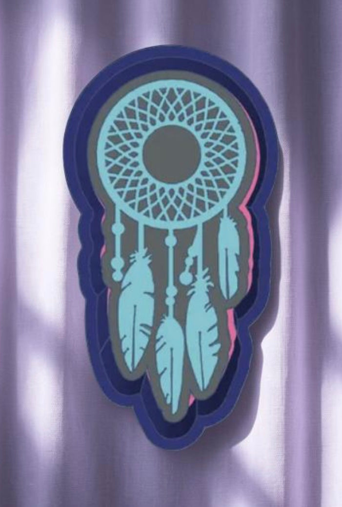 Dream catcher car freshie mold.