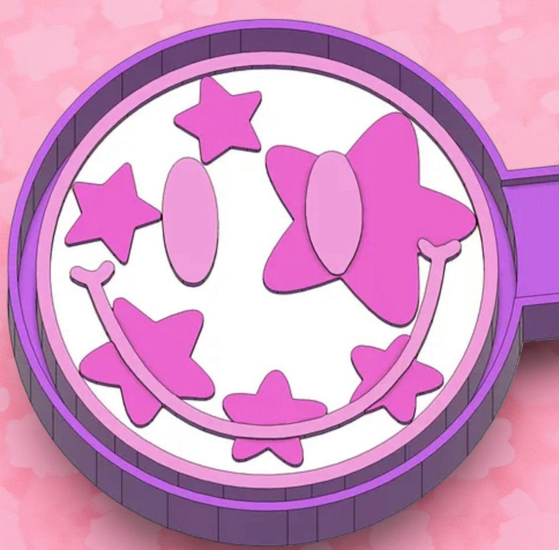 Star smiley face car freshie mold