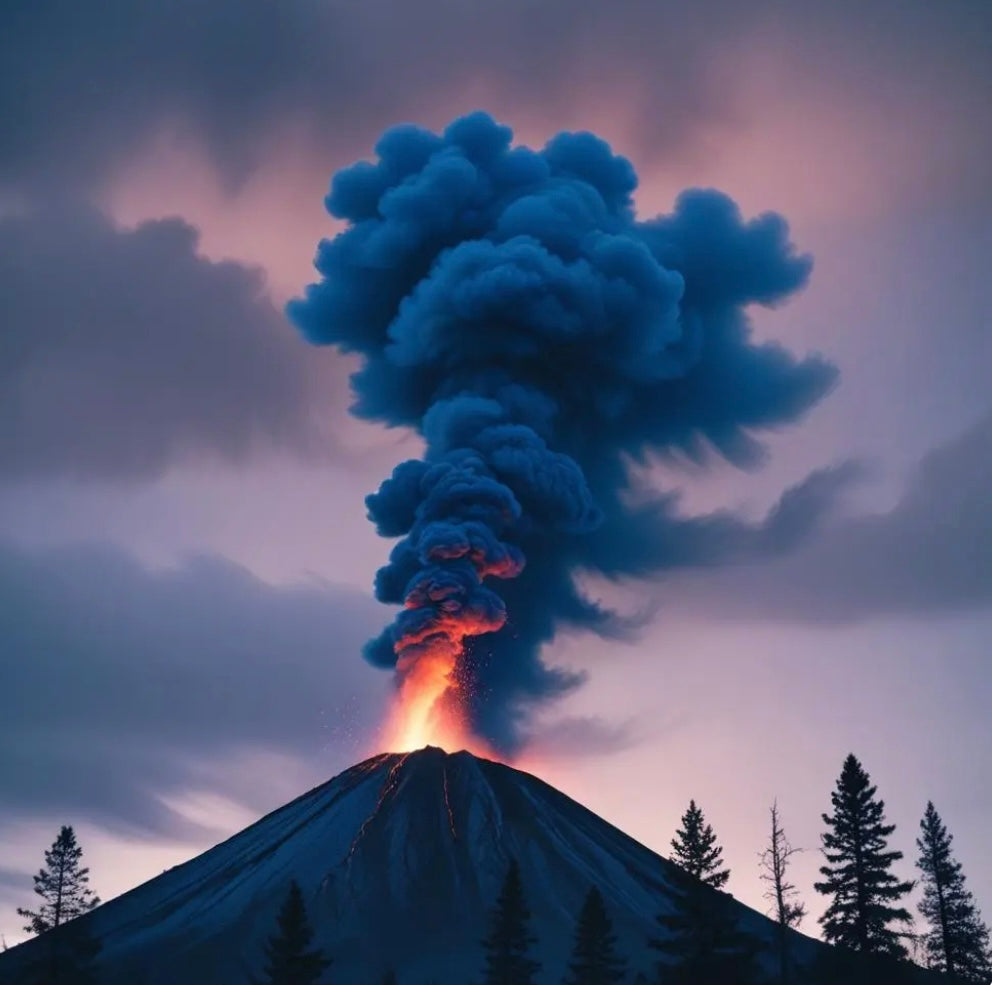 Volcano scented aroma beads.