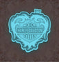 Heart Harley Davidson car freshie mold.