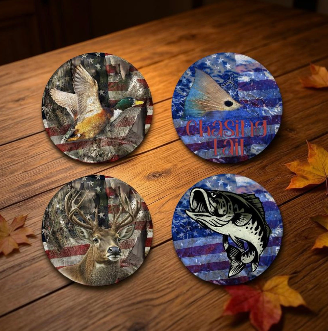 Hunting a fishing Freshie cardstock