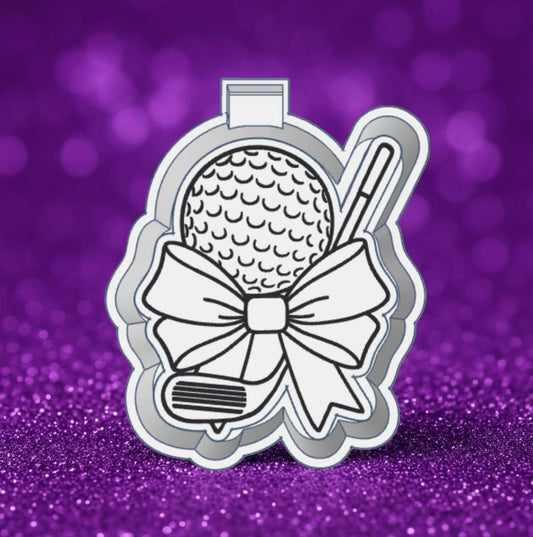 Golf car freshie mold.