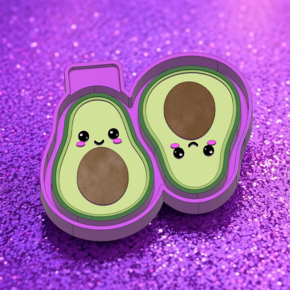 Avocado car freshie vent clips.