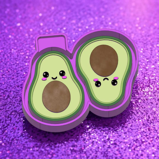 Avocado car freshie vent clips.