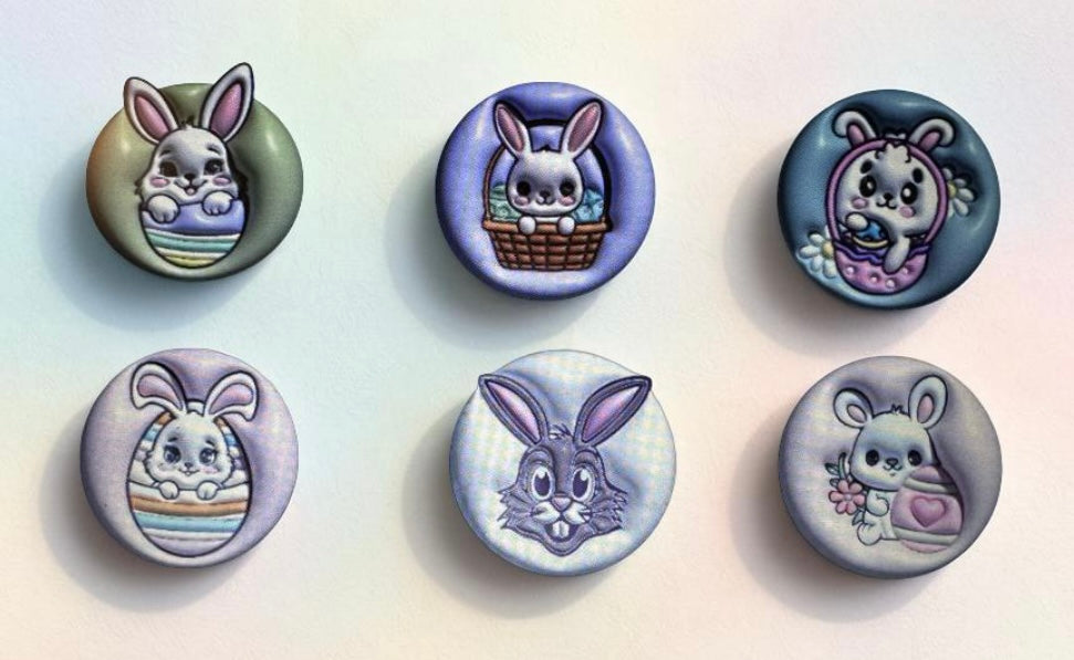 Easter card stock for car freshies.
