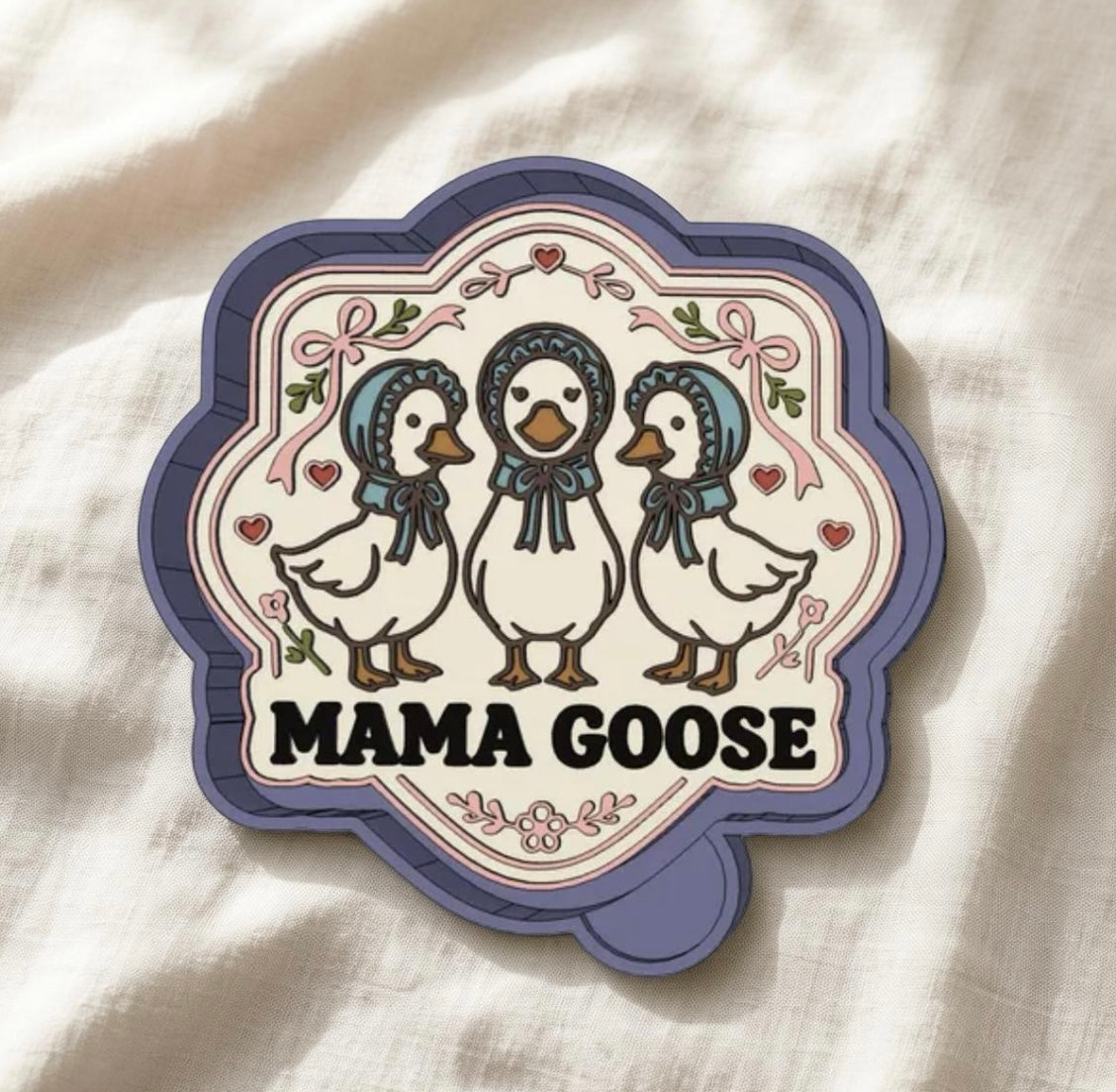 Mama goose car freshie mold.