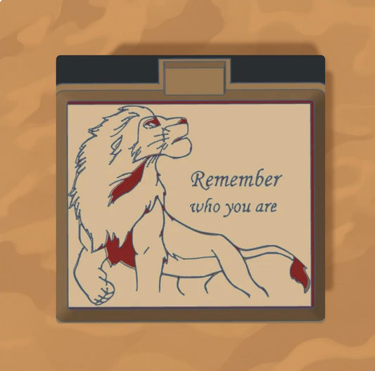 Lion King “Remember Who You Are” car freshie mold.
