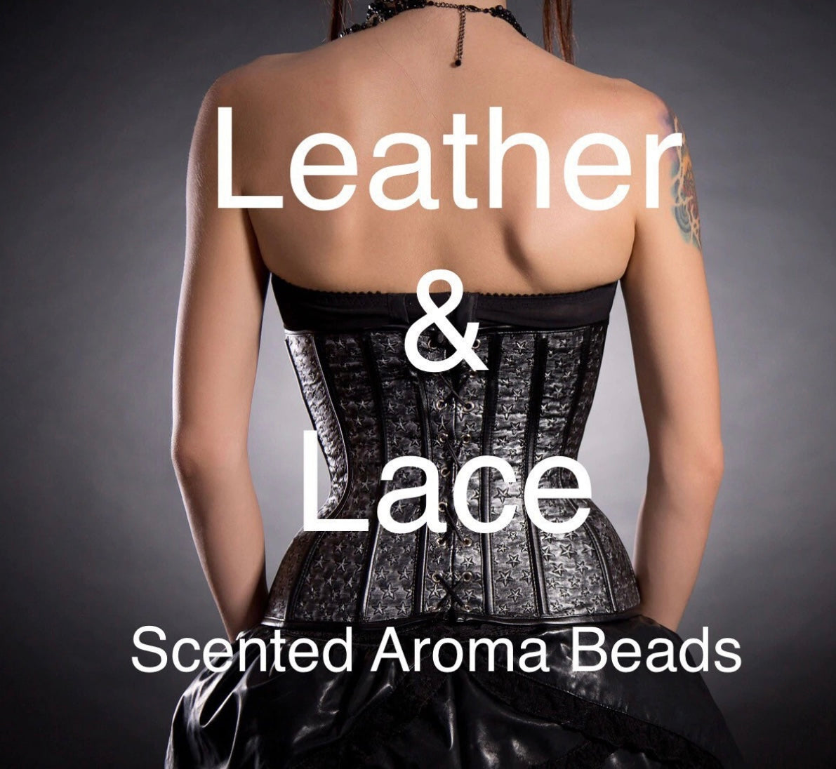 Leather and Lace scented aroma beads.