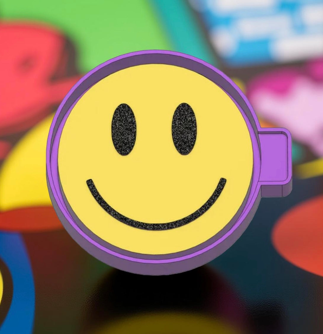 Smiley face car freshie mold