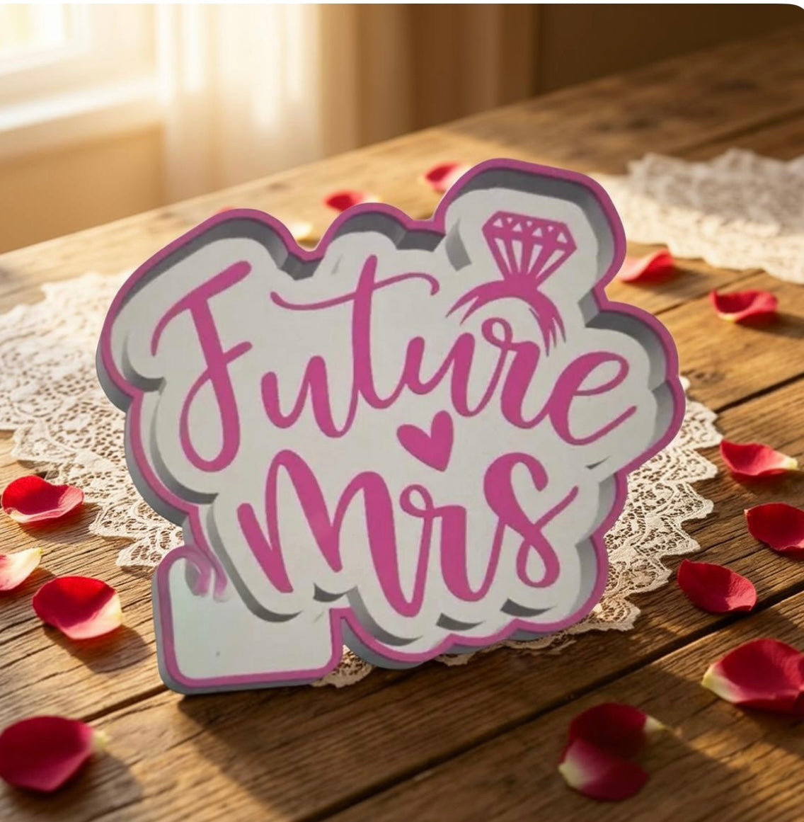 Future Mrs car freshie mold.