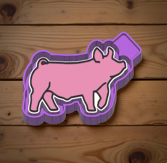 Pig car freshie mold.