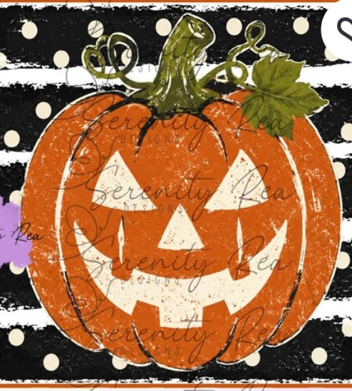Pumpkin  square cardstock