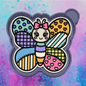 Patchwork butterfly freshie mold