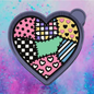 Patchwork heart freshie mold