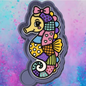 Patchwork seahorse freshie mold