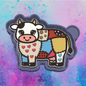 Patchwork cow freshie mold