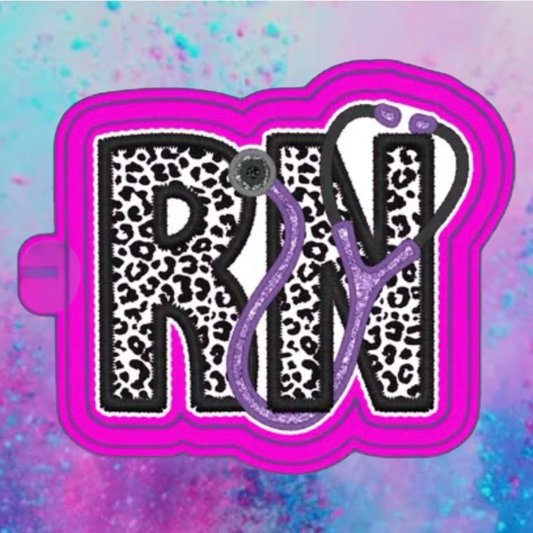 RN car freshie mold and cardstock