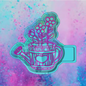 Watering can with flowers freshie mold