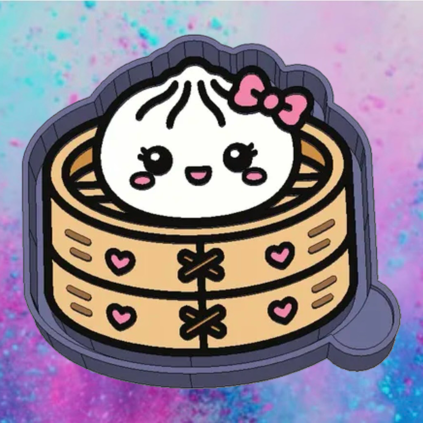 Cute dumpling freshie mold