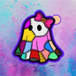 Patchwork ghost freshie mold