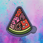 Patchwork watermelon freshie mold