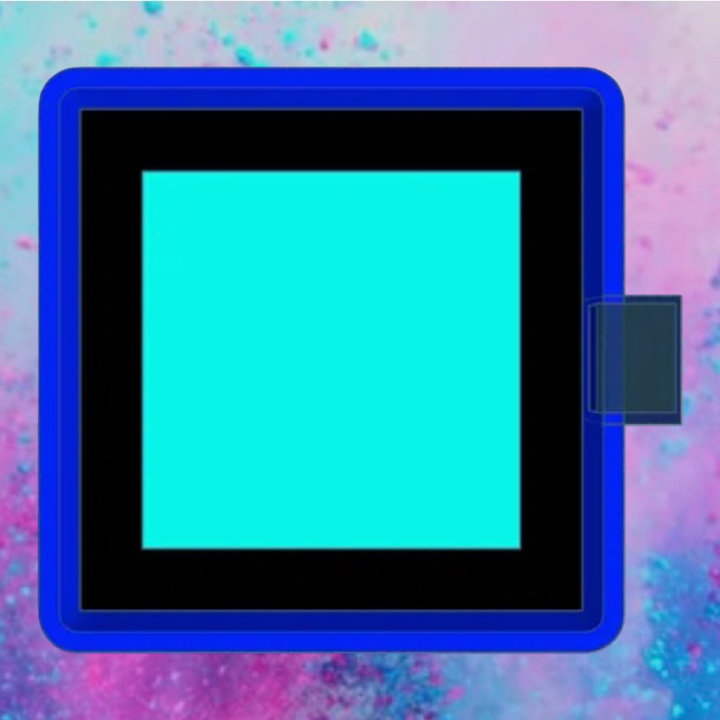 4” square cardstock mold.