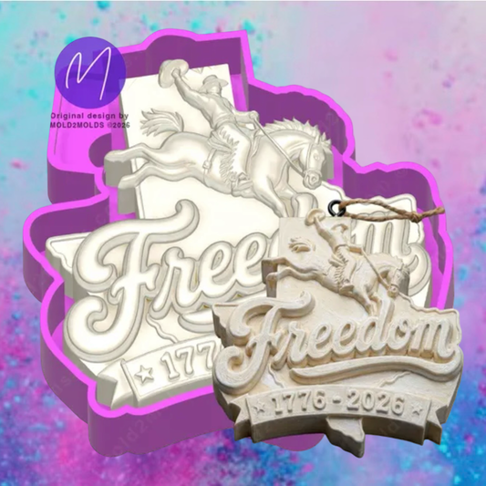 3D freedom freshie molds.