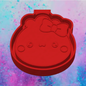 Dumpling with bow freshie mold.