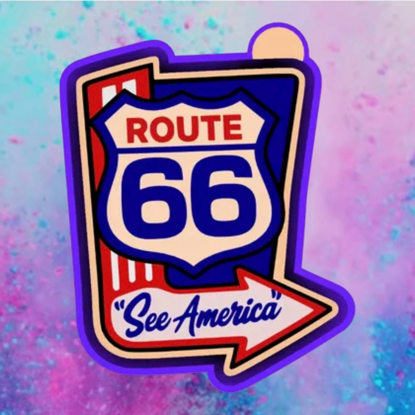 Route 66 freshie mold