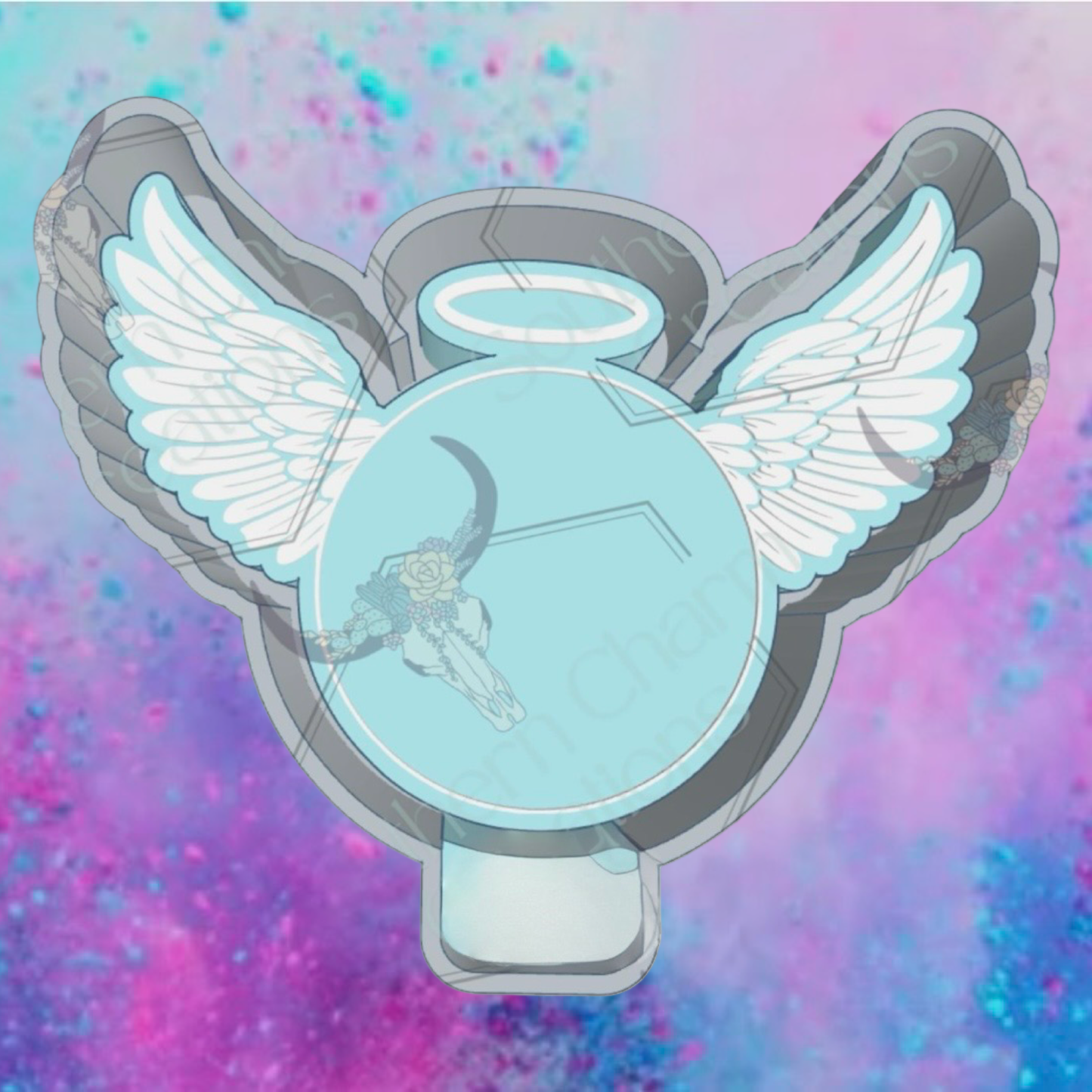 Angel  wings cardstock freshie mold