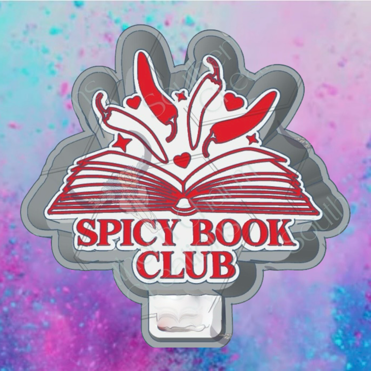 Spicy book club freshie mold