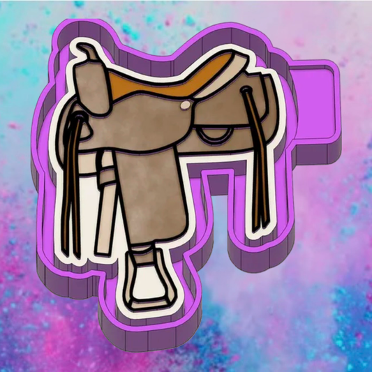 Saddle freshie mold