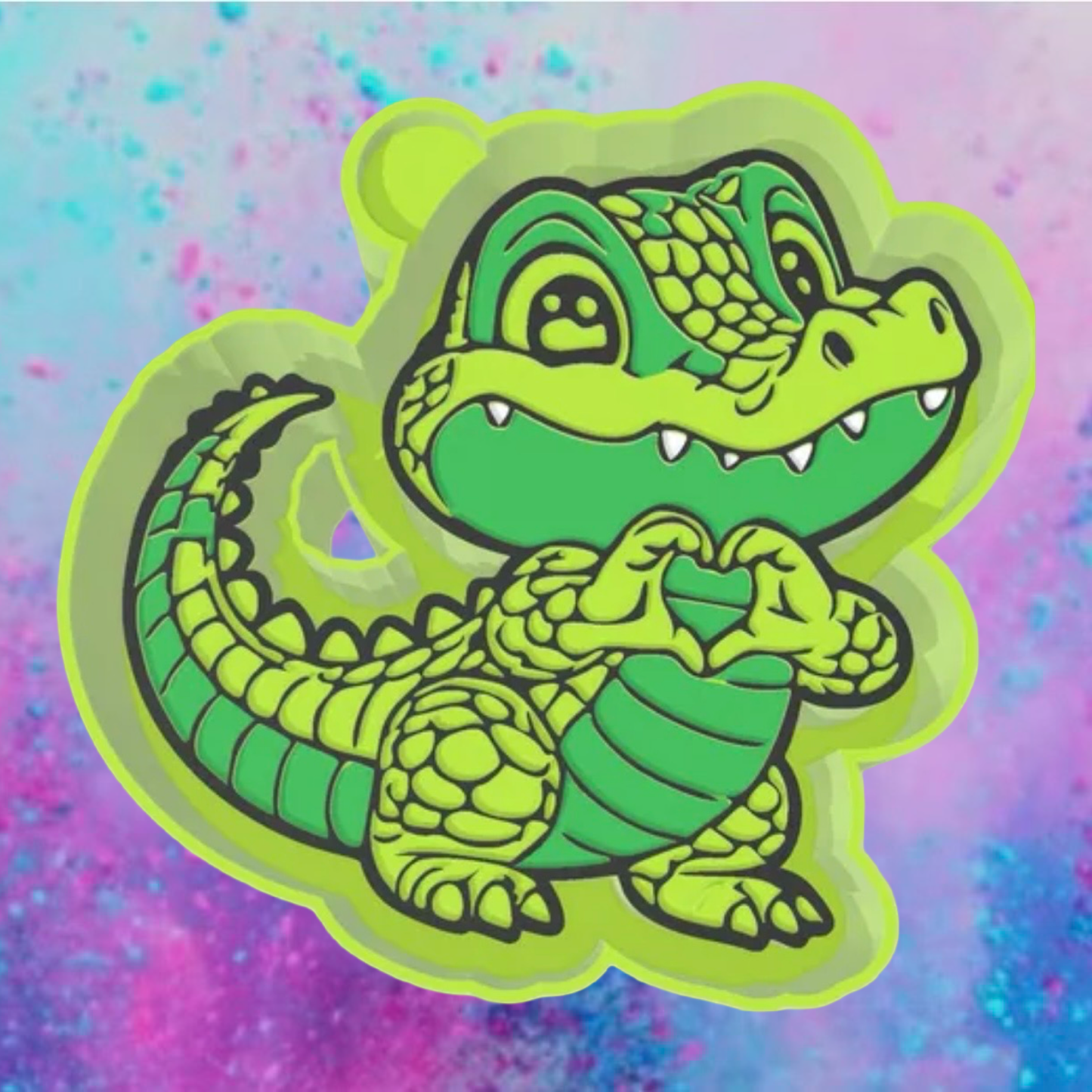 Alligator freshie mold