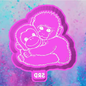 Monkey love freshie mold