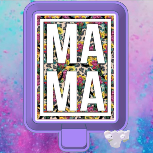 MAMA car freshie mold and cardstock