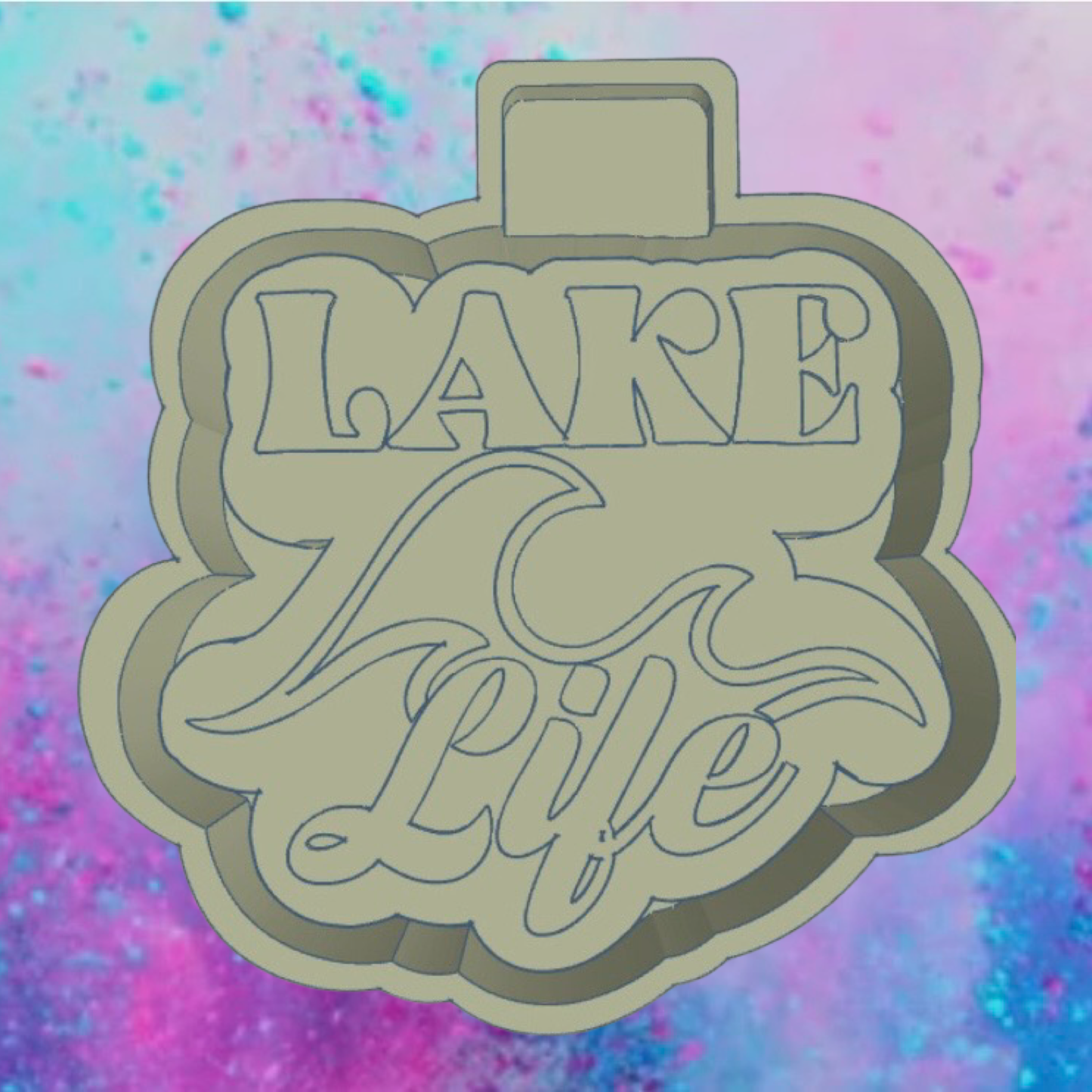 Lake life freshie mold