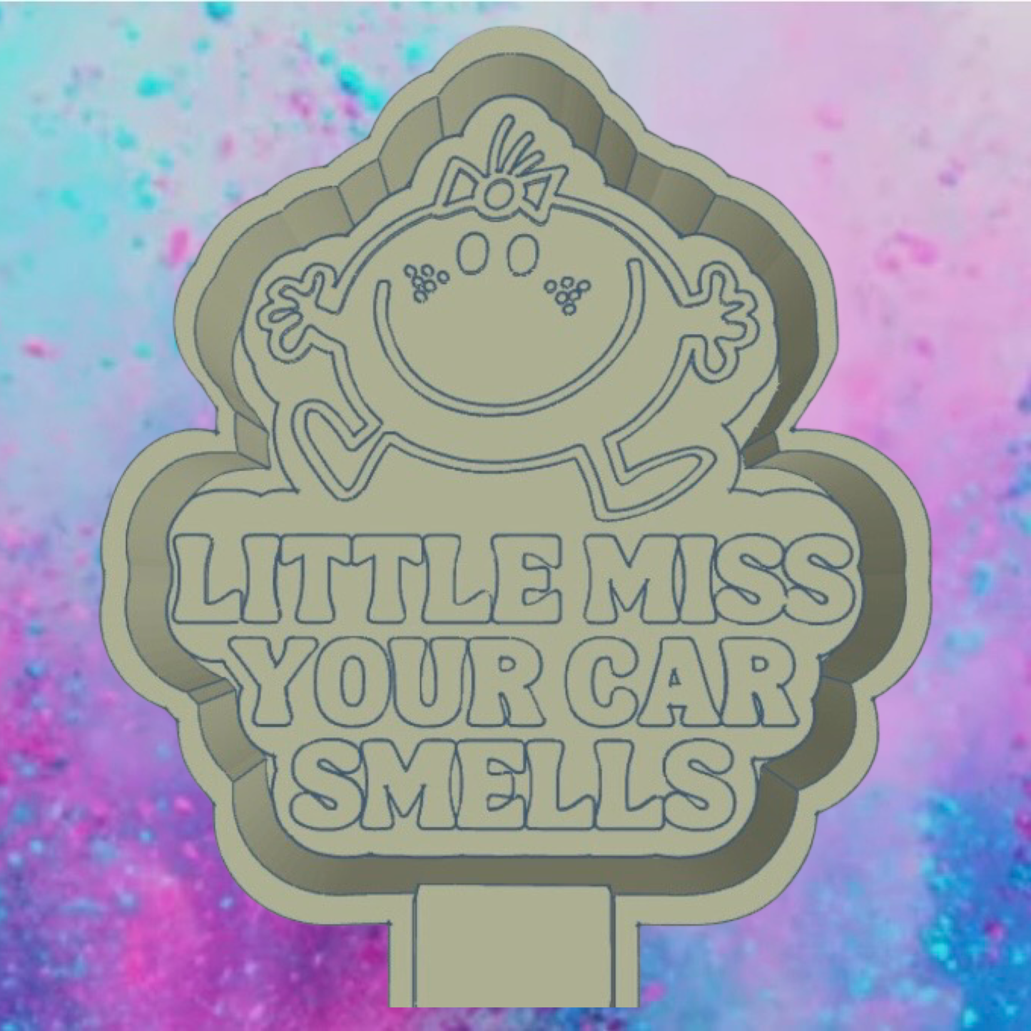 Little Miss your car smells freshie mold