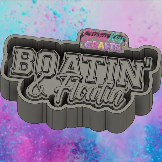 Boating and floating freshie mold