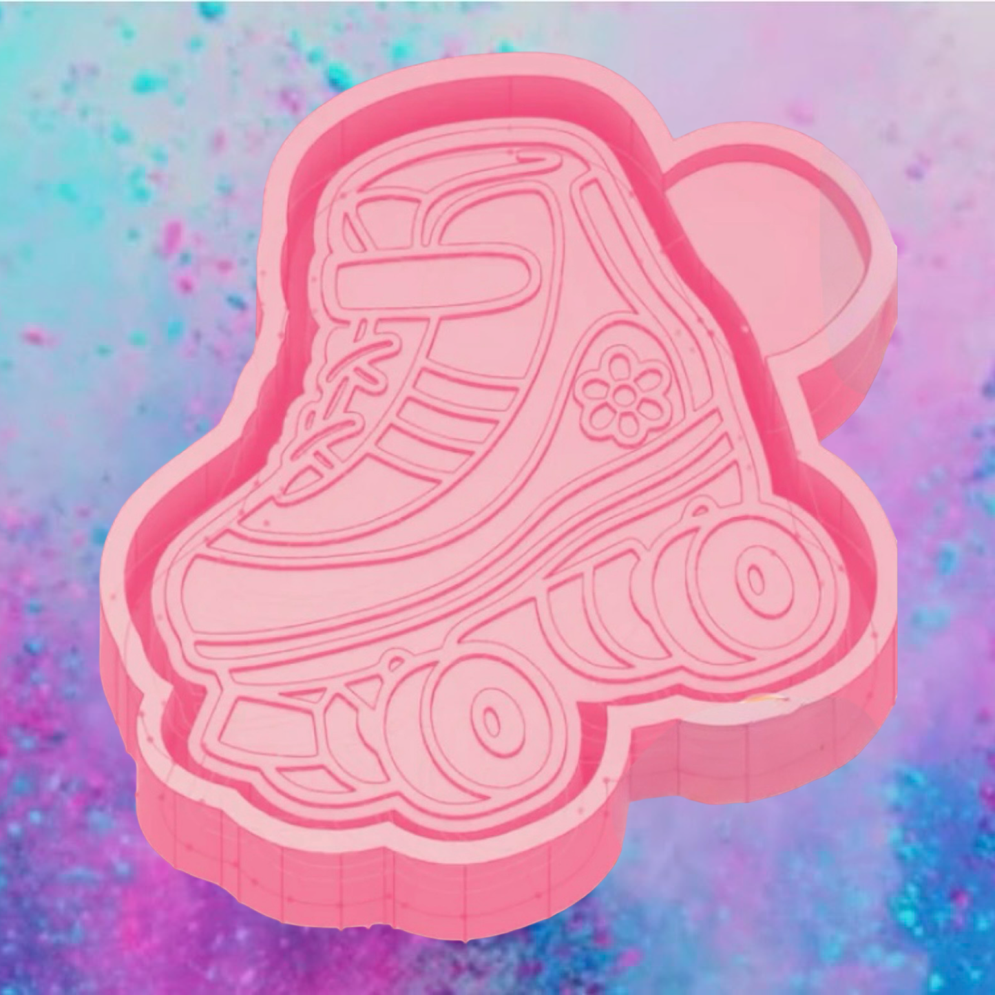 Roller skater freshie mold