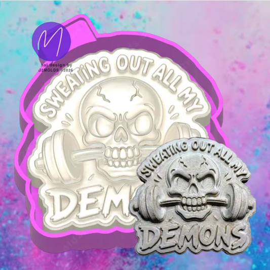 3D sweating out demons freshie molds.