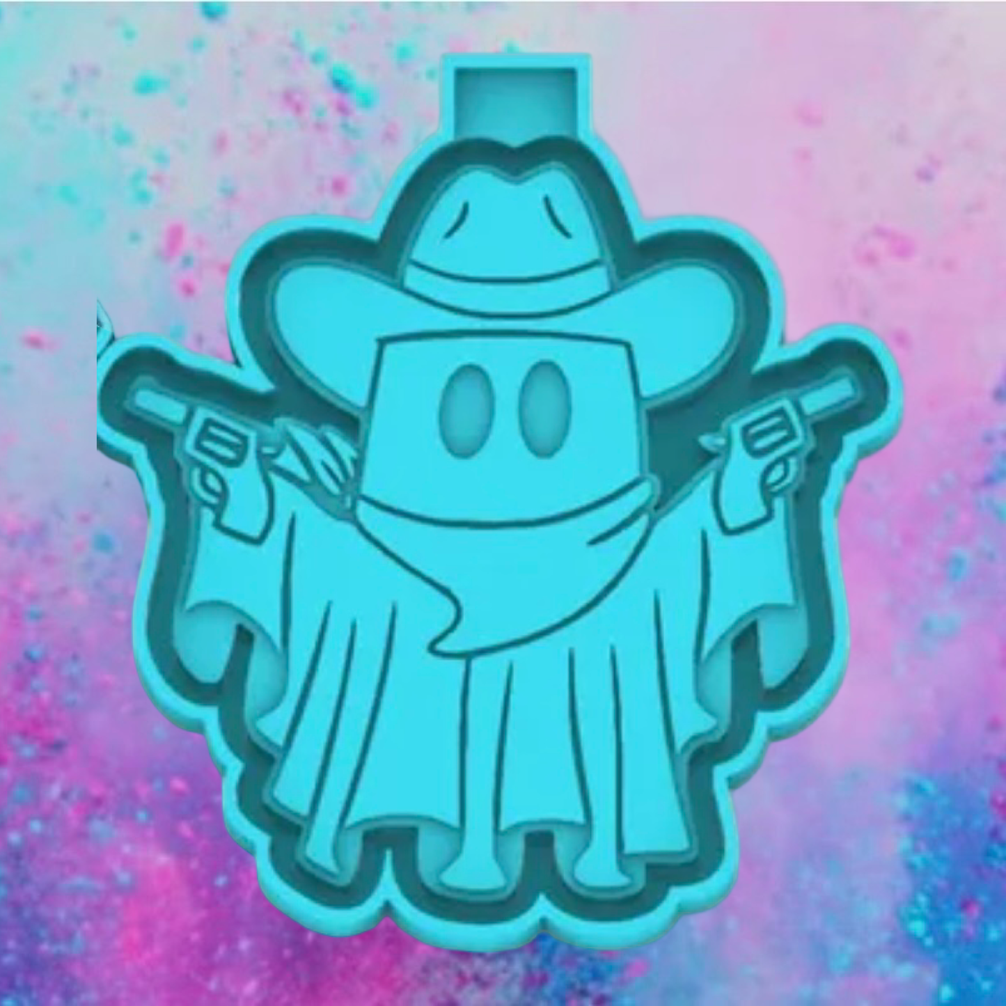 Cowboy ghost freshie mold