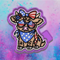 Patriotic highland cow freshie mold