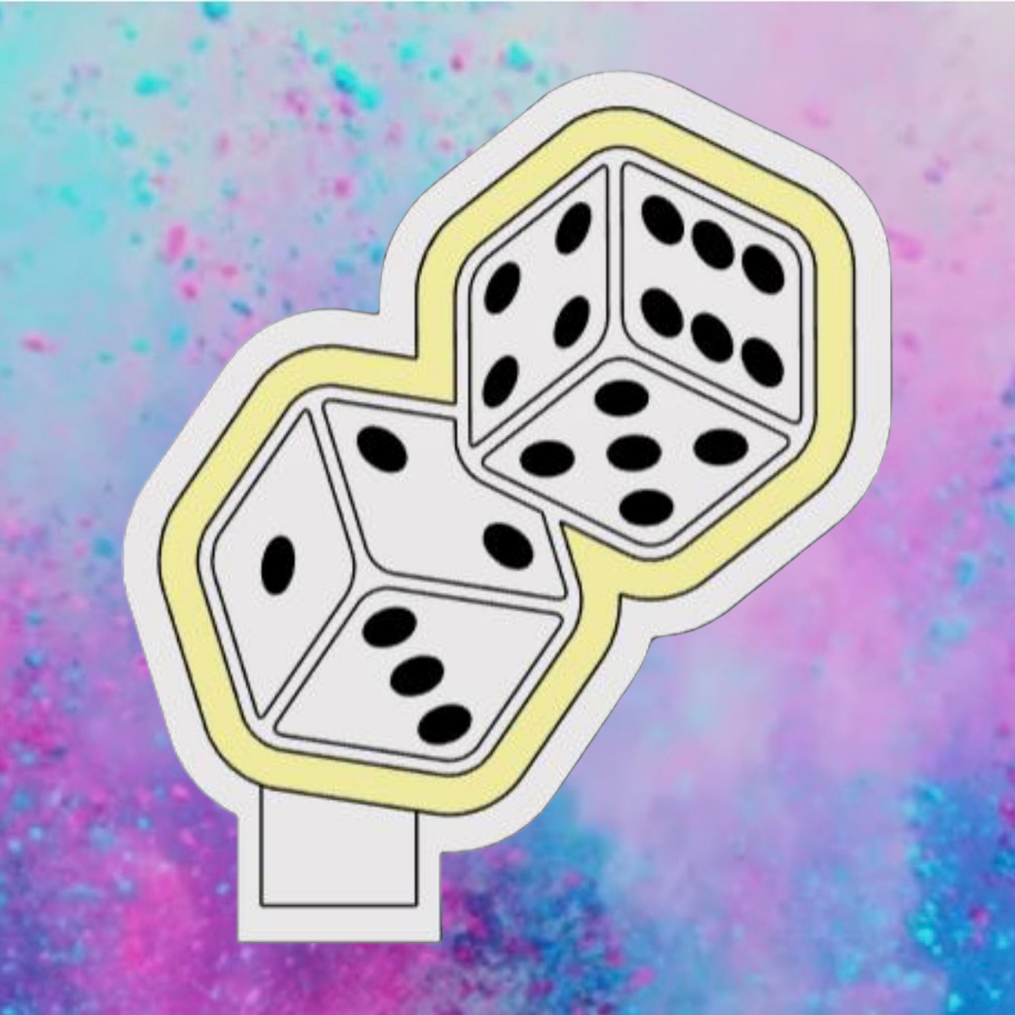 Dice roll  freshie mold