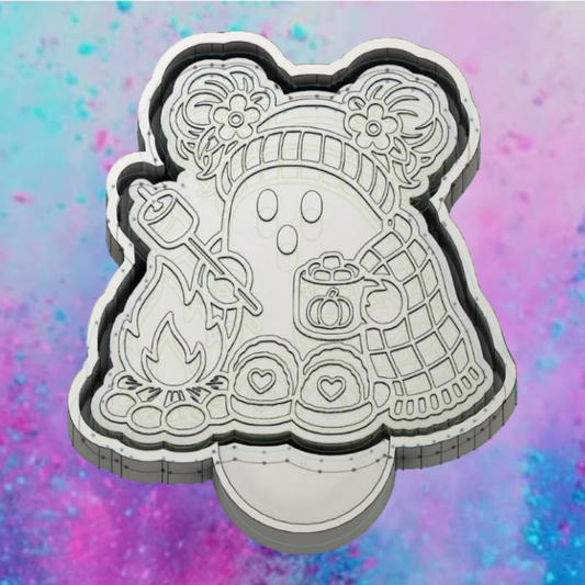 Campfire ghost freshie mold