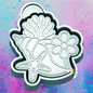 Flower shell freshie mold