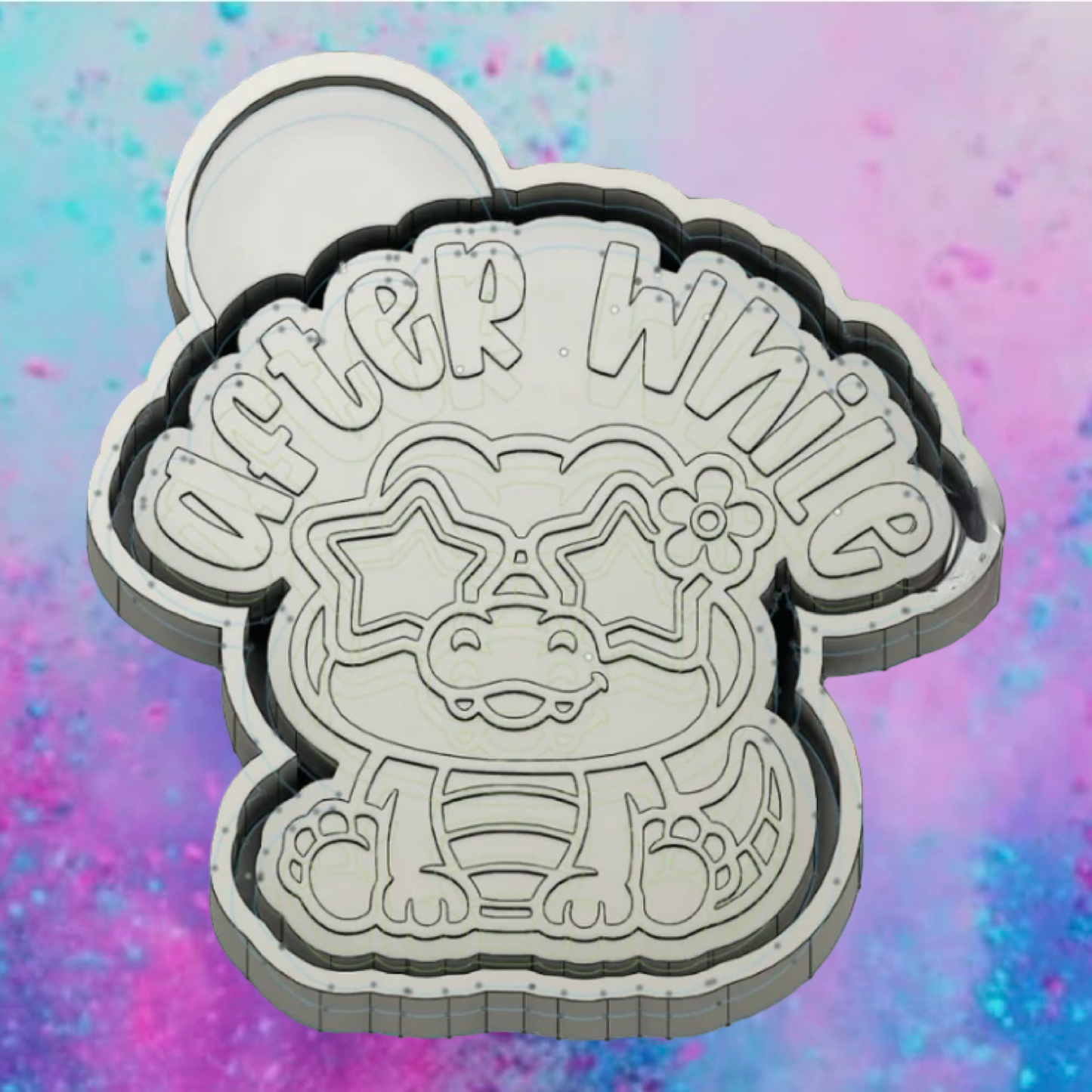 After while crocodile freshie mold