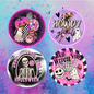 Halloween round cardstock