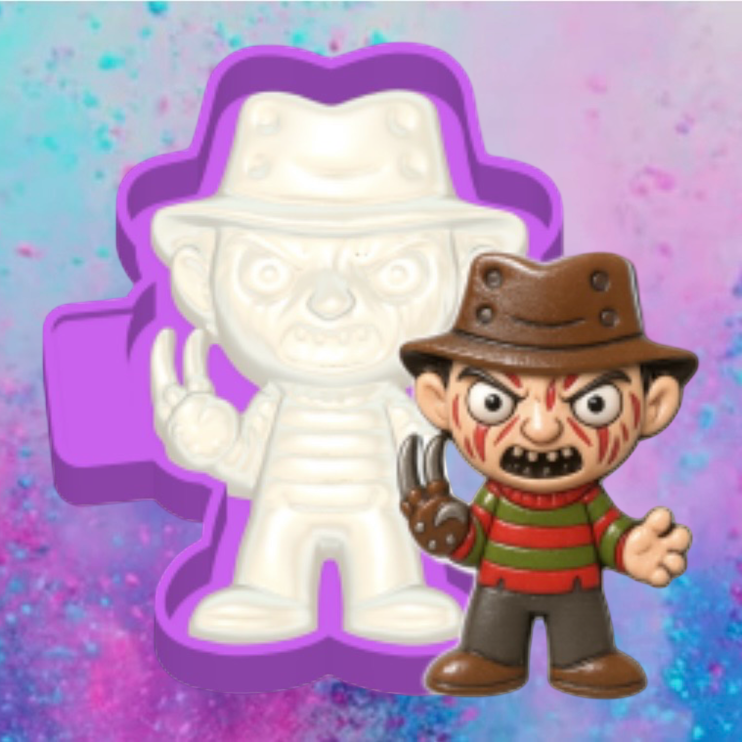 3D Freddy Krueger freshie molds.