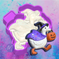 3D running witch goose freshie molds.